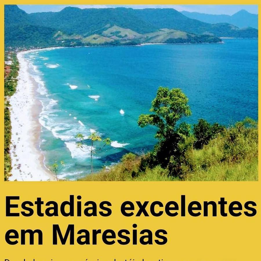 Casa Na Praia De Maresias Em Condominio Com Piscina Aquecida Na Av Principal De マレシアス エクステリア 写真